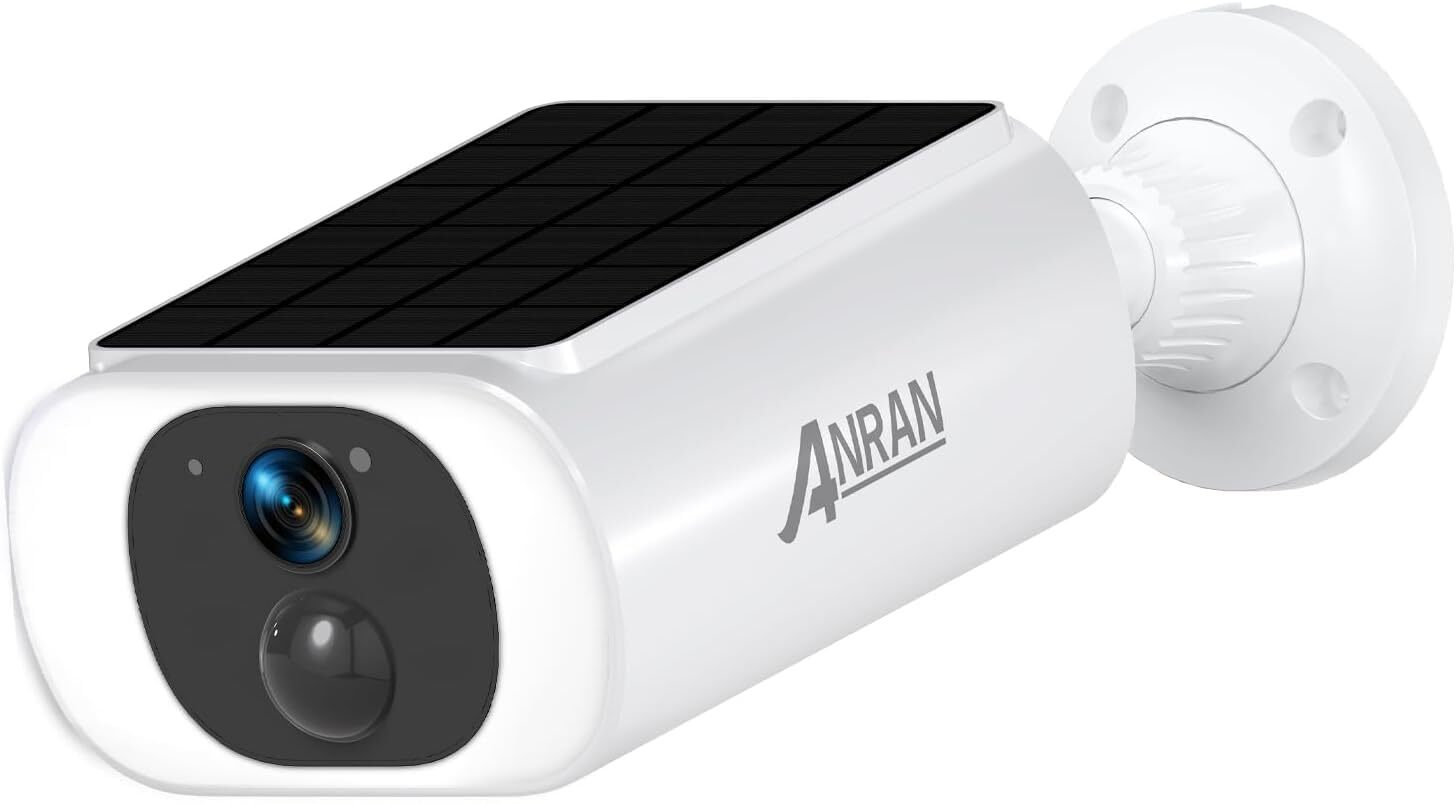 2K Solar Security Cameras Wireless Outdoor, 2.4Ghz WiFi Surveillance Outdoor ...
