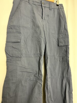 Hollister Ultra High Rise Baggy Cargo Pant Gray Size 11S