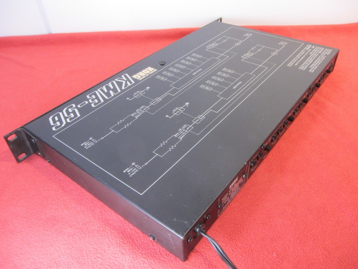 配信機器・PA機器・レコーディング機器 KORG /KME-56 Multi Graphic Equalizer Korg KME-56 Multi graphic equalizer Rare Vintage Japan Tested 100V