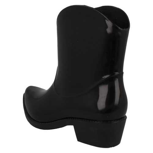 Spot On X1220 Ladies PVC Pull on Cowboy Style Ankle Wellies Festivals - Picture 9 of 42