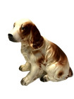 Vtg 1969 English Setter/Springer Spaniel Ceramic Sitting Dog Figurine Japan
