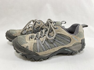 Merrell Women's Yokota Ventilator Ice/Dream Blue Trail Hiking Shoes Boots Sz 6.5
