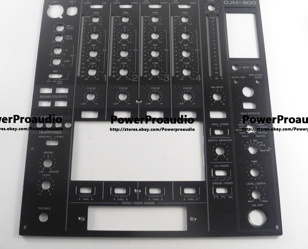 OEM Main Faceplate DNB1144 for Pioneer DJM800 Fader Panel | eBay