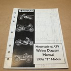 Suzuki Motorcycle & Atv Wiring Diagram Manual 1996 T Models Oem