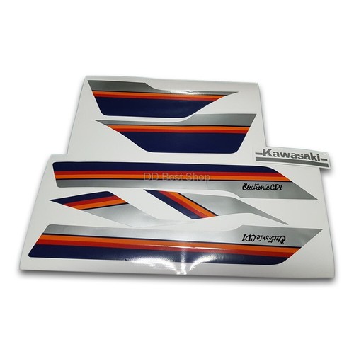 Sticker Fuel Tank Side L/R GTO KH125 Emblem Logo For Red Kawasaki GTO KH 125 M2 - Picture 2 of 6