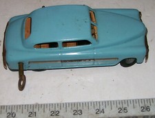 Rare JNF SUPER Tin Wind-up Car w/Adjustable Controls US Zone Germany WORKS, Read