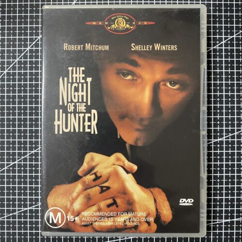 The Night of the Hunter 1955 DVD Robert Mitchum CLASSIC VGC Free Post - Picture 1 of 2