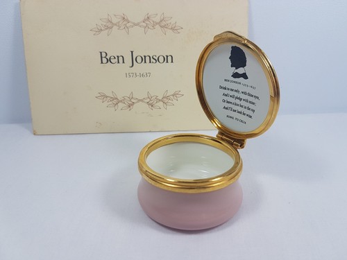 Poetry of Love Enamel Trinket Boxes by Franklin Mint - Multi-Listing - Picture 57 of 86