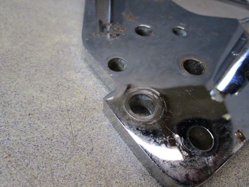HARLEY SHOVEL SOFTAIL LEFT FORWARD CONTROL MOUNT PEG CLEVIS SHIF LEVER & ROD - Picture 6 of 9