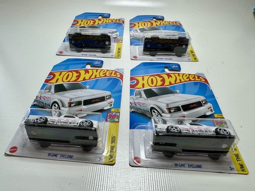 Mattel Hot Wheels The '90s 1991 GMC Syclone Die-cast Pickup Truck Toy 226/250 - Picture 2 of 4