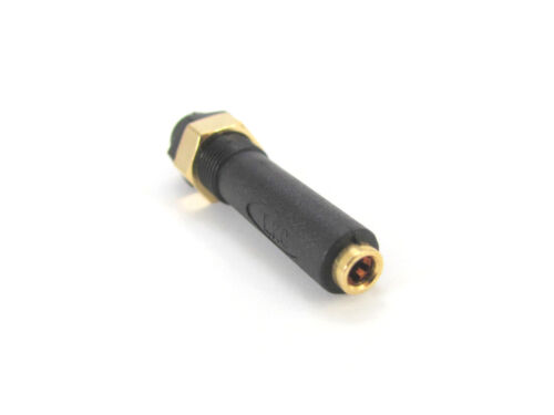 3.5mm Female Stereo Feed-Thru Panel Mount Jack - 3/8" Mounting Hole - 45-233 - Picture 2 of 2