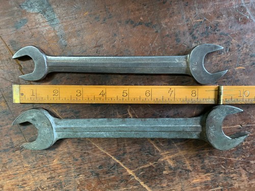 Vintage Bluepoint Supreme AF Open End Spanners 3/4-7/8 - 11/16-15/16 Made in USA - Picture 7 of 7