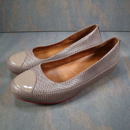 Fitflop Superballerina Cream Taupe Comfort Flats Shoes Women's Size 43 US 11 | eBay