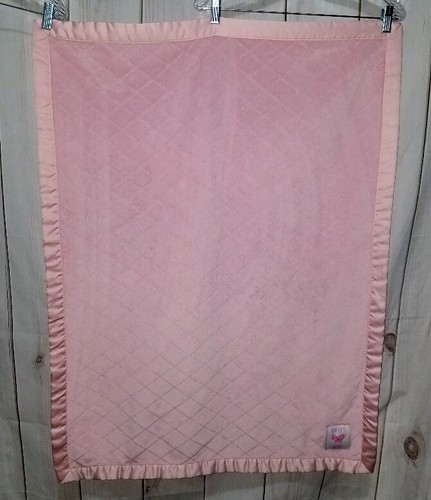 Child of mine Carters Pink Quilted Sweet Girl Butterfly Lovey Baby Blanket 32x40 - Picture 4 of 12