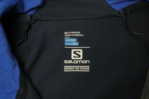 SALOMON AdvancedSkin Shield Giacca Uomo 2XL Full Zip Tasche Riflettori - Foto 8 di 11