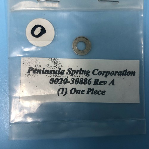 344-0501// AMAT APPLIED 0020-30886 WASHER RETAINER #10 INCONEL X-750 NI PLA NEW - Picture 3 of 3