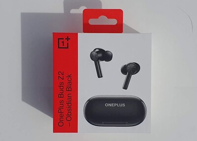 OnePlus Buds Z2 Active Noise Cancelling Earbuds in Obsidian Black (Neu Versiegelt)