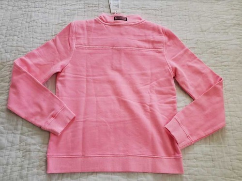 NEW GIRLS VINEYARD VINES GARMENT DYED CLASSIC SHEP SHIRT SWEATER NEON PINK - Picture 5 of 5