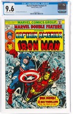 Marvel Double Feature # 1 CGC 9.6 (1973) Captain America and Iron Man