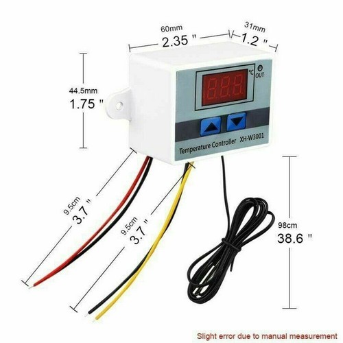 1 * Incubator Digital-Temperature-Controller-Thermostat-Switch Probe Tester 110V - Picture 18 of 24