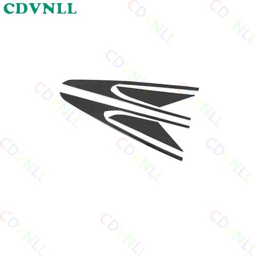Fit For Lincoln Nautilus 2019-2022 Real Carbon Fiber Inner Door Panel Strip Trim - Picture 2 of 6
