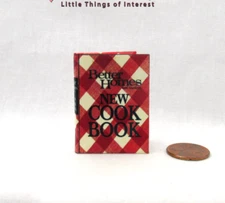 1:6 Scale BETTER HOMES AND GARDENS NEW COOKBOOK Color Illustrated Book Kitchen