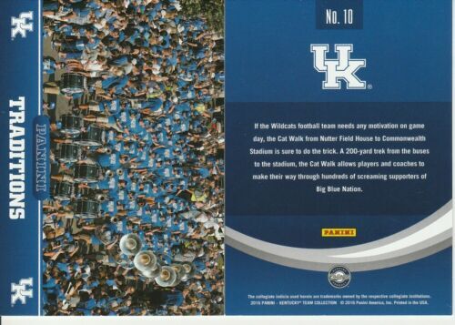 2016 Panini Kentucky Wildcats Multi-Sport - Autos Relics Base and Inserts - Pick - Bild 39 von 78