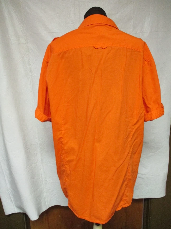 Eric Daman for Threads & Heirs Orange Button Down Shirt - Size XL - Image 4 of 4