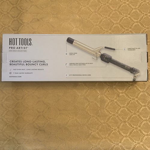 HOT TOOLS Pro Artist 24K ferro arricciacapelli/parete lunga durata ricci definiti 1" - Foto 3 di 7
