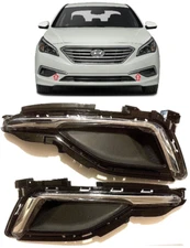 FOG LAMP LIGHT HOLE BLANK COVER FOR HYUNDAI SONATA 15-17 FRONT BUMPER TRIM BEZEL