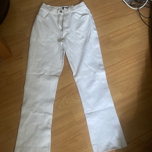 Joseph Garbadine Stretch Pants Trousers White XS 26” Waist RRP £180