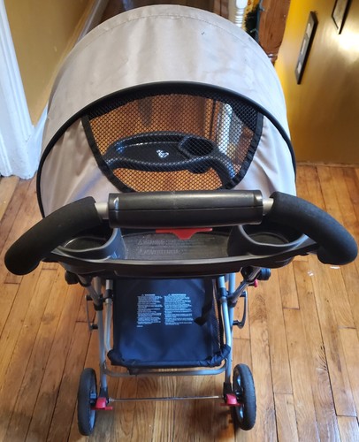 Kolcraft - Cloud plus Lightweight Easy Fold Compact Travel Baby Stroller - Slate - Picture 3 of 4