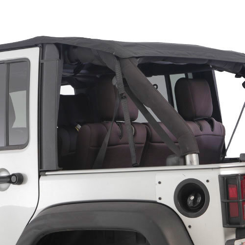 Smittybilt 9087235 Bowless Combo Top Kit for 2007-2018 Jeep Wrangler JKU 4-Door - Picture 4 of 13