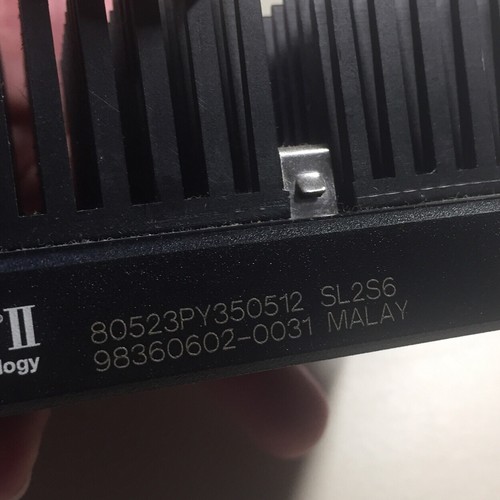 Processore Intel Pentium II vintage 94/96 con tecnologia MMX 98360602-0031 - Foto 9 di 10
