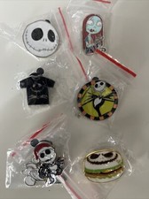Disney Skellington Nightmare Before Christmas Pins  FREE NIGHTMARE lanyard