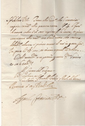 Prefilatelica Repubblica di Venezia anno 1652 - Foto 3 di 4