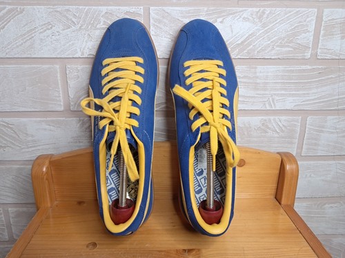 Puma Bluebird Größe UK 11 / US 12 Blau Gelb 2017 Release Retro - Bild 6 von 18