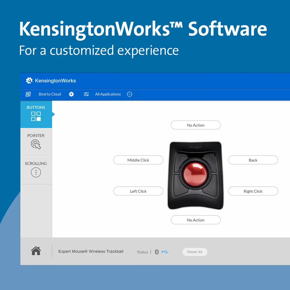 Kensington Expert Wireless Trackball Mouse - Image 4 of 4