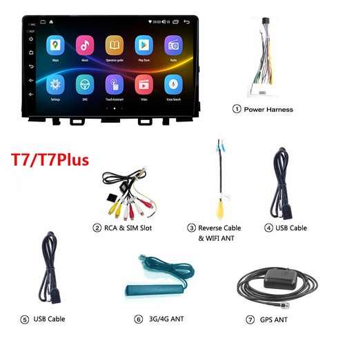 For Kia RIO YB KX Cross Stonic GPS Navigation Radio Video Carplay Car Multimedia - Foto 6 di 32