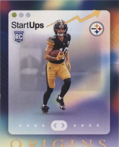 2024 Panini Origins - Start-Ups Roman Wilson #19 (RC) Steelers