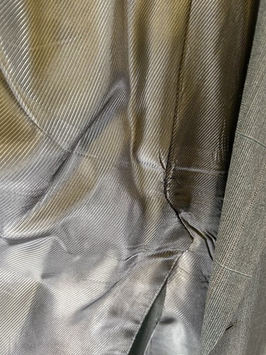 Hart Schaffner & Marx Grey Blazer Top To Bottom 34” / Shoulder Length 18” Used  - Picture 10 of 22