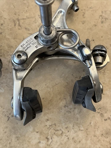 Shimano Ultegra BR-6500 Road Caliper Side Pull Front And Rear Rim Brakes Silver - Picture 8 of 15