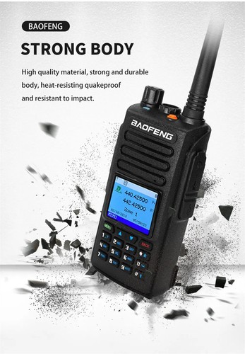 Radio digital para automóvil DM-1702 DMR 5W VHF136-174 MHz UHF400-470 MHz - Imagen 2 de 17