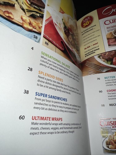 Cuisine Fast & Fresh Magazine - salads & sandwiches Fall 2012 - Picture 2 of 6