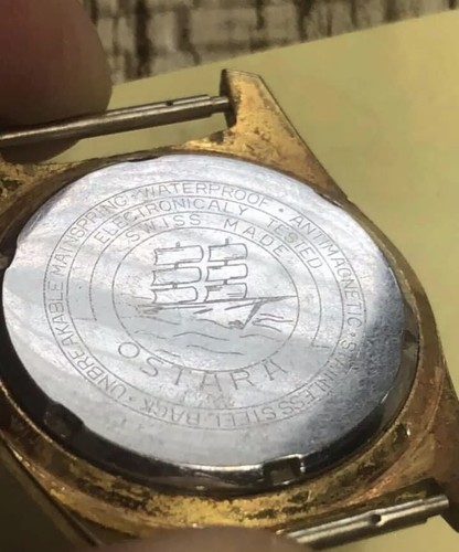 Vintage Ostara 21 Jewels Datamatic With Date Unbreakable Mainspring Hand wound - Picture 2 of 5
