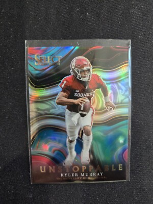 2022 Panini Select Draft Picks Kyler Murray Unstoppable Silver Prizm #US-KM