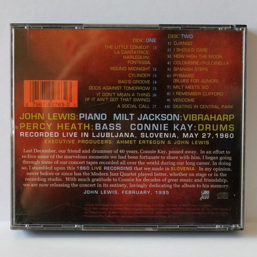 DEDICACED TO CONNIED – 2CD– Modern jazz quartett – ATLANTIC jazz 1995 – 82763-2  - Foto 2 di 2