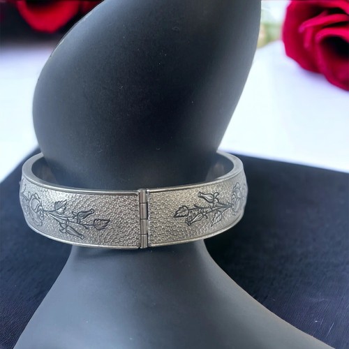 Hayward Sterling silver bracelet fine jewelry auctions estate vintage bangle buy - Picture 5 of 6
