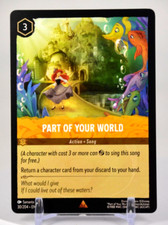 Disney Lorcana TCG The First Chapter Part of Your World 30/204 Rare Regular
