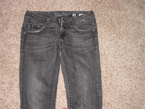 Womens Miss Me JP50825K-4 "Angel Wings" Skinny Jeans! Size 26x30 Sold As Is! - Picture 2 of 12